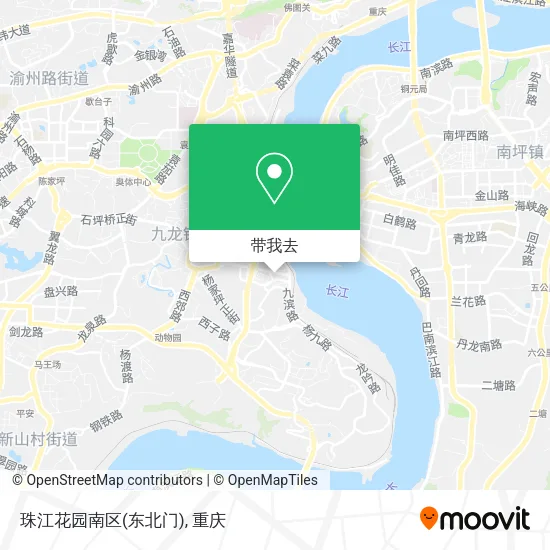 珠江花园南区(东北门)地图