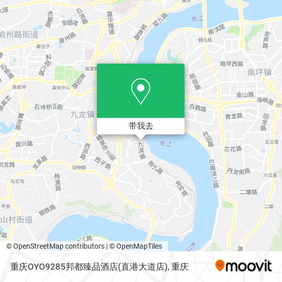 重庆OYO9285邦都臻品酒店(直港大道店)地图