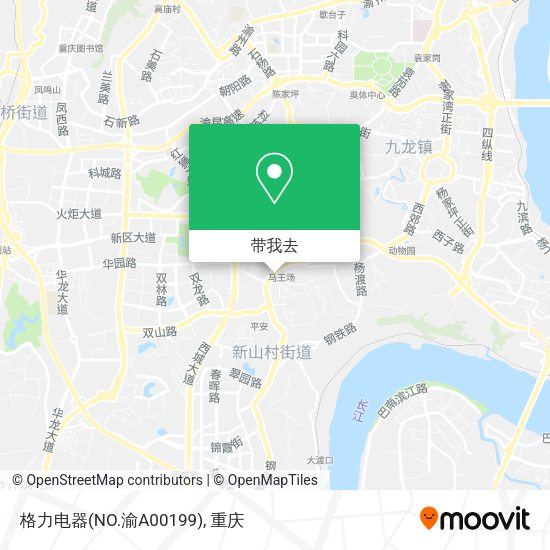 格力电器(NO.渝A00199)地图
