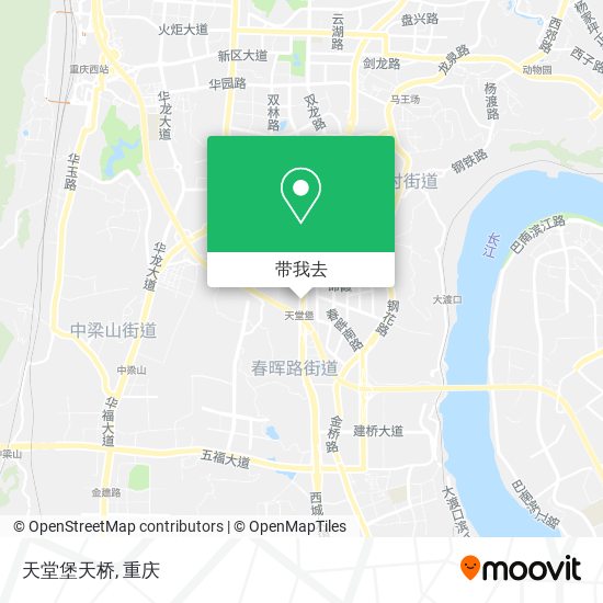 天堂堡天桥地图