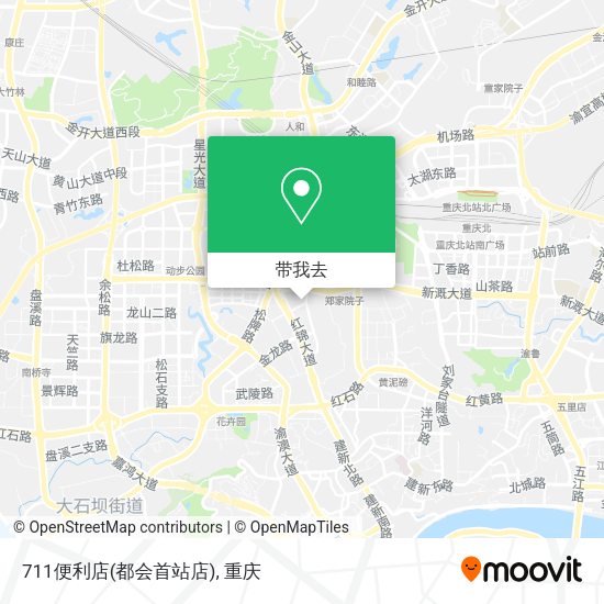 711便利店(都会首站店)地图