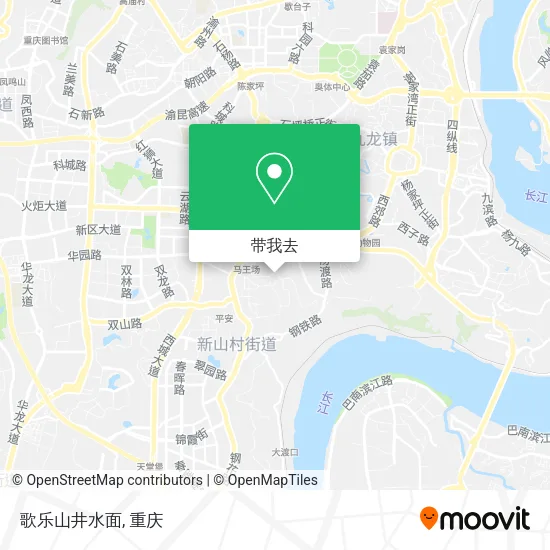 歌乐山井水面地图
