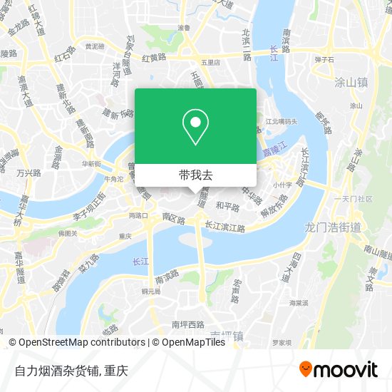 自力烟酒杂货铺地图