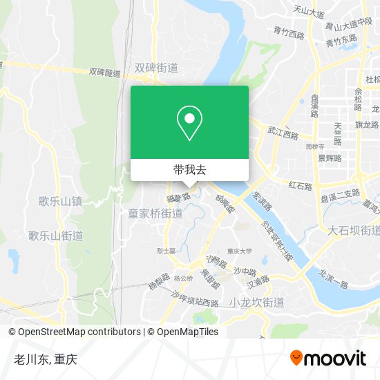 老川东地图