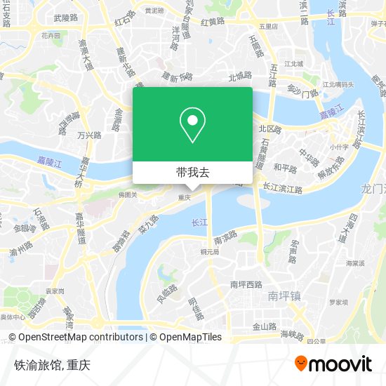 铁渝旅馆地图