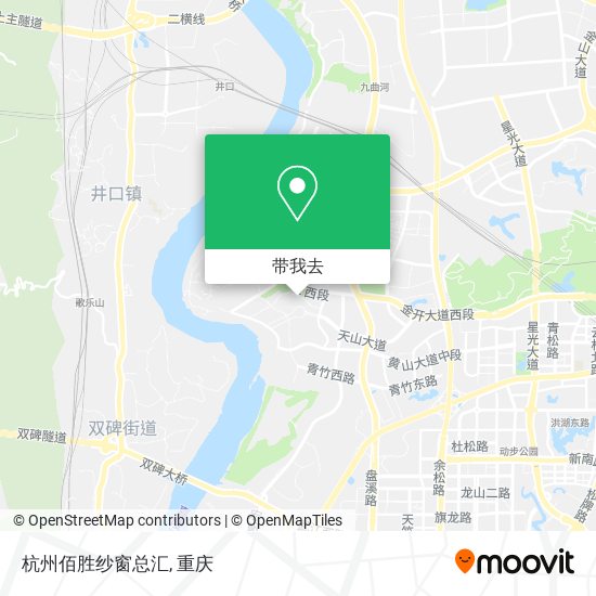 杭州佰胜纱窗总汇地图