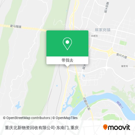 重庆北新物资回收有限公司-东南门地图