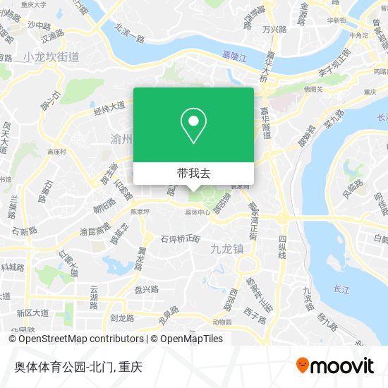 奥体体育公园-北门地图