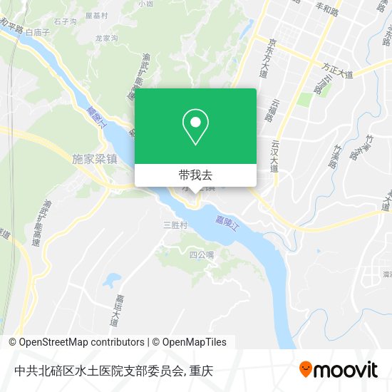 中共北碚区水土医院支部委员会地图