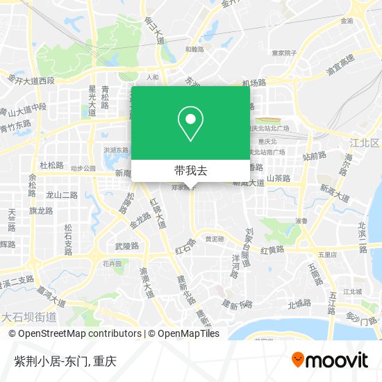 紫荆小居-东门地图