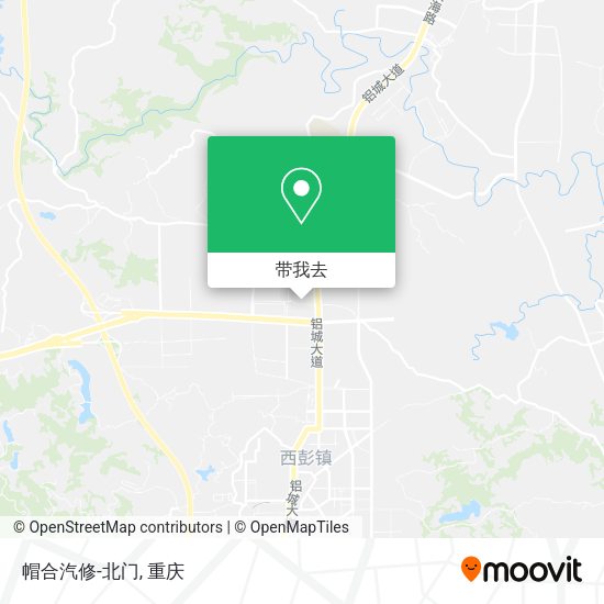 帽合汽修-北门地图