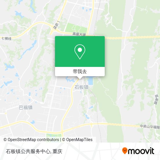 石板镇公共服务中心地图