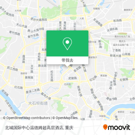 北城国际中心温德姆超高层酒店地图