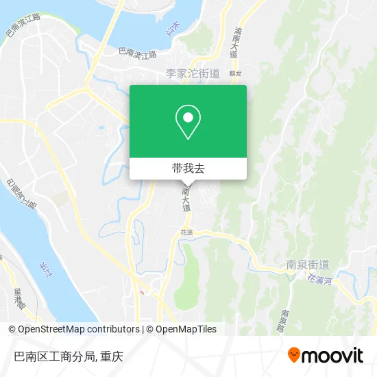 巴南区工商分局地图