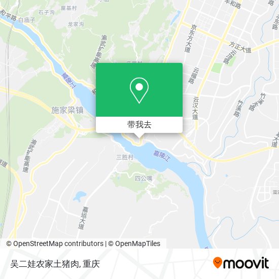 吴二娃农家土猪肉地图