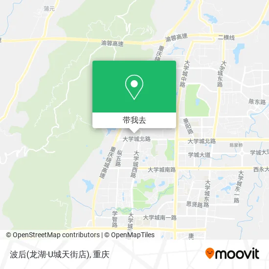 波后(龙湖·U城天街店)地图