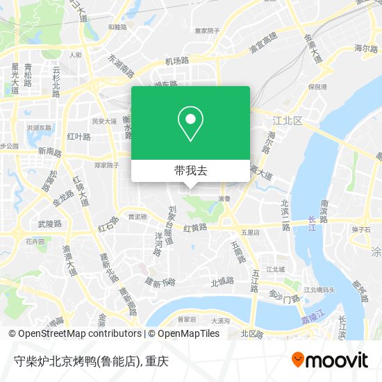 守柴炉北京烤鸭(鲁能店)地图