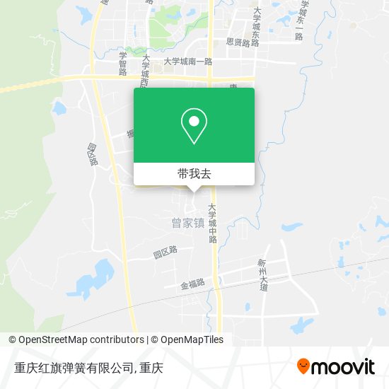 重庆红旗弹簧有限公司地图