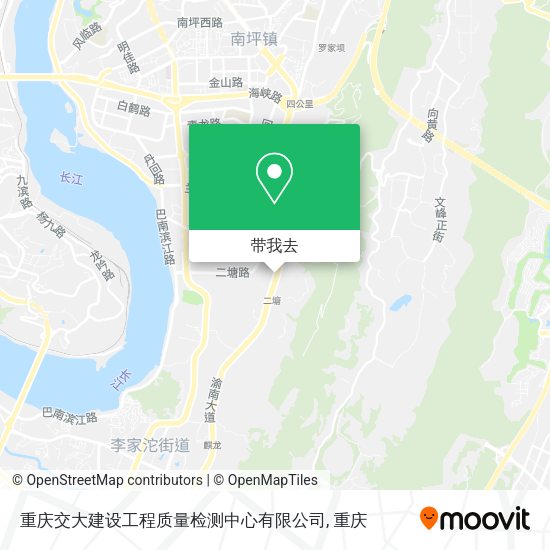 重庆交大建设工程质量检测中心有限公司地图