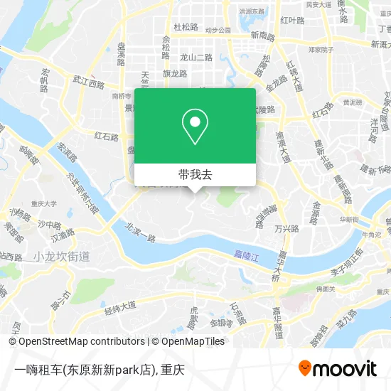 一嗨租车(东原新新park店)地图