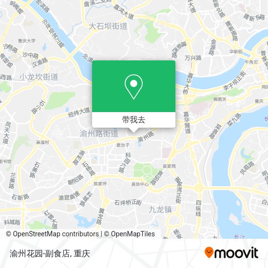 渝州花园-副食店地图