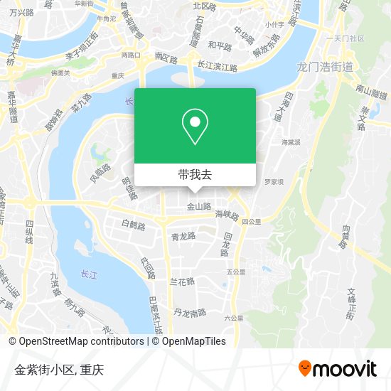 金紫街小区地图