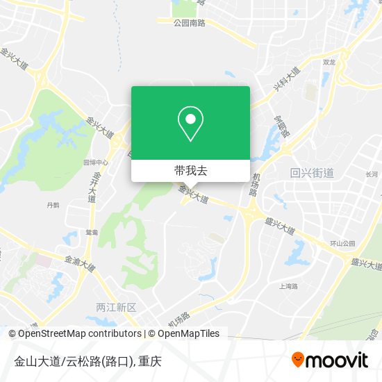 金山大道/云松路(路口)地图