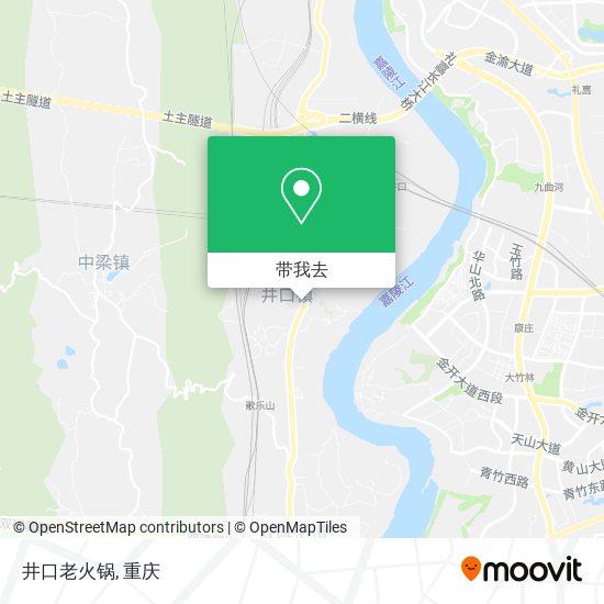 井口老火锅地图