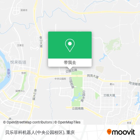 贝乐菲科机器人(中央公园校区)地图