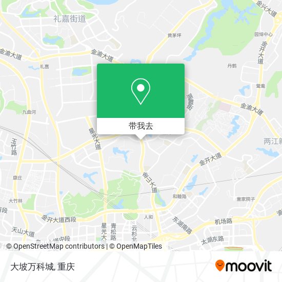 大坡万科城地图