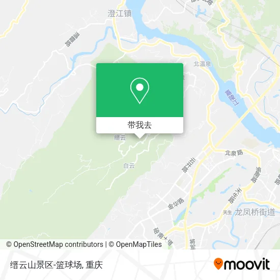 缙云山景区-篮球场地图