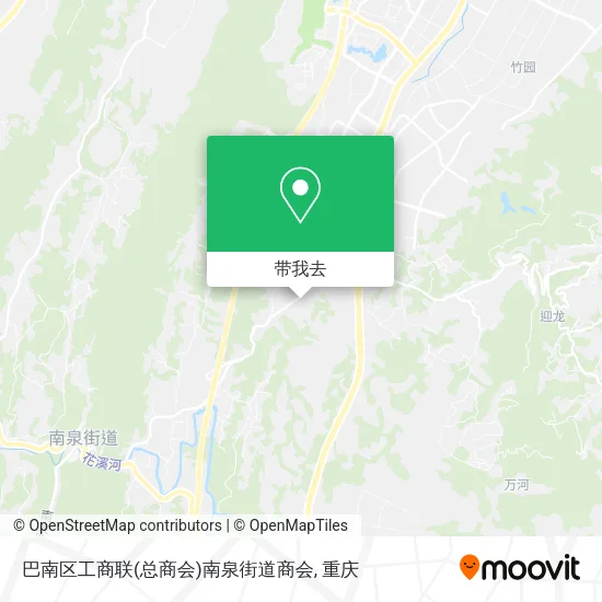 巴南区工商联(总商会)南泉街道商会地图