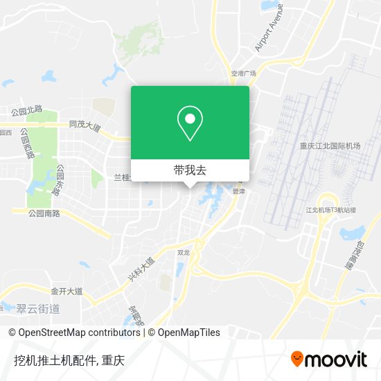挖机推土机配件地图