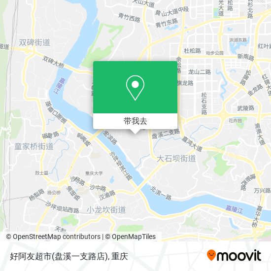 好阿友超市(盘溪一支路店)地图