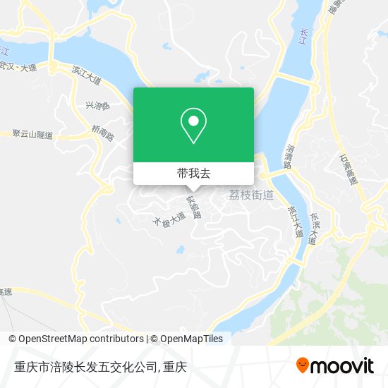 重庆市涪陵长发五交化公司地图