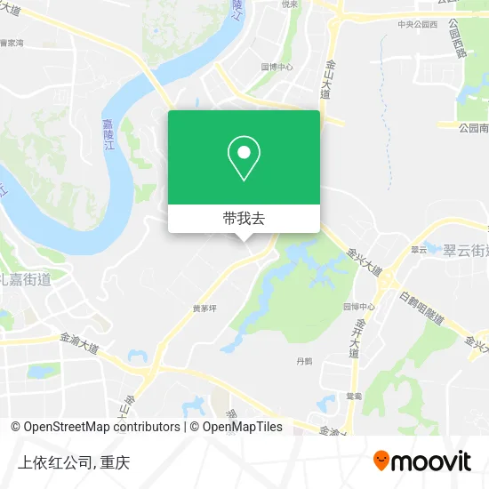 上依红公司地图