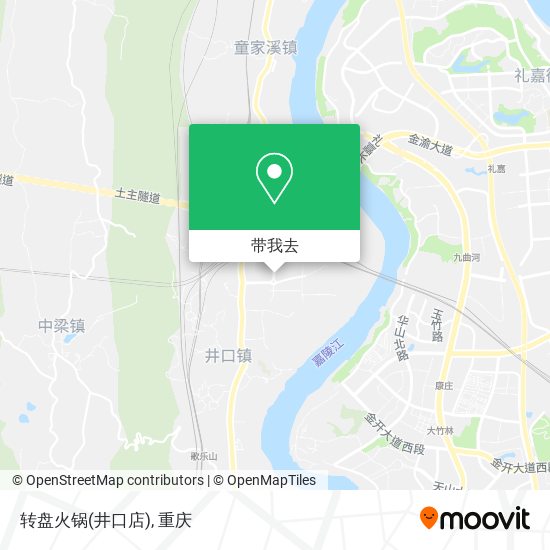 转盘火锅(井口店)地图