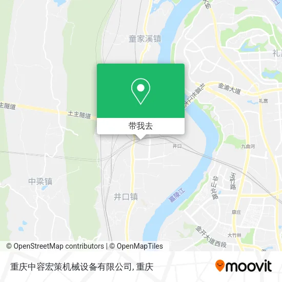 重庆中容宏策机械设备有限公司地图