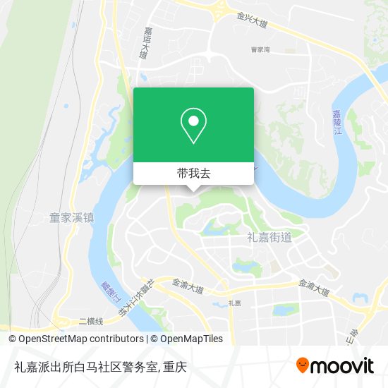 礼嘉派出所白马社区警务室地图