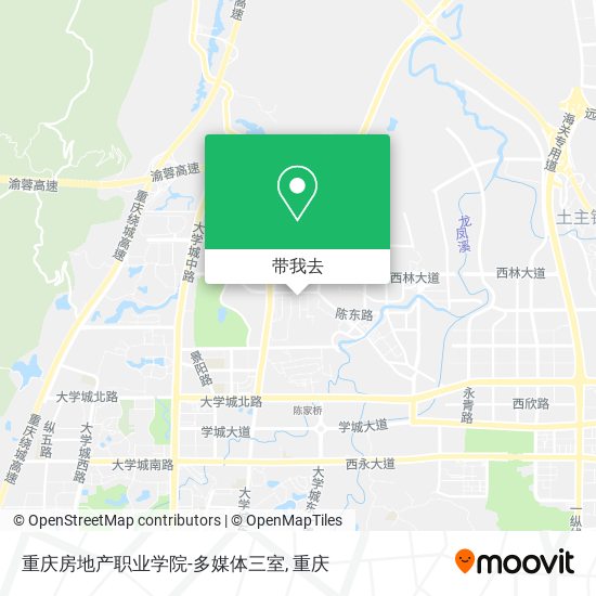 重庆房地产职业学院-多媒体三室地图
