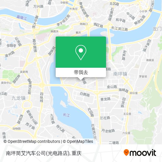 南坪简艾汽车公司(光电路店)地图