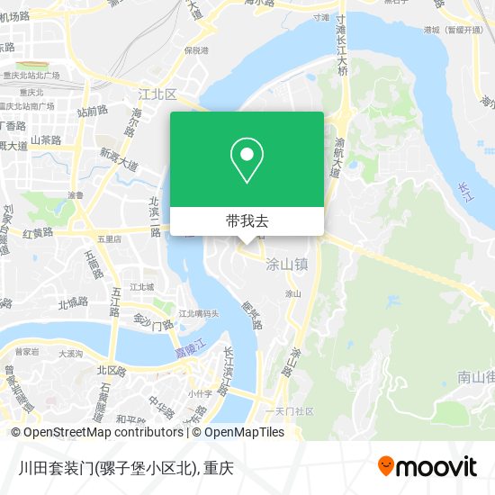 川田套装门(骡子堡小区北)地图