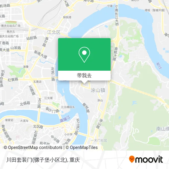 川田套装门(骡子堡小区北)地图