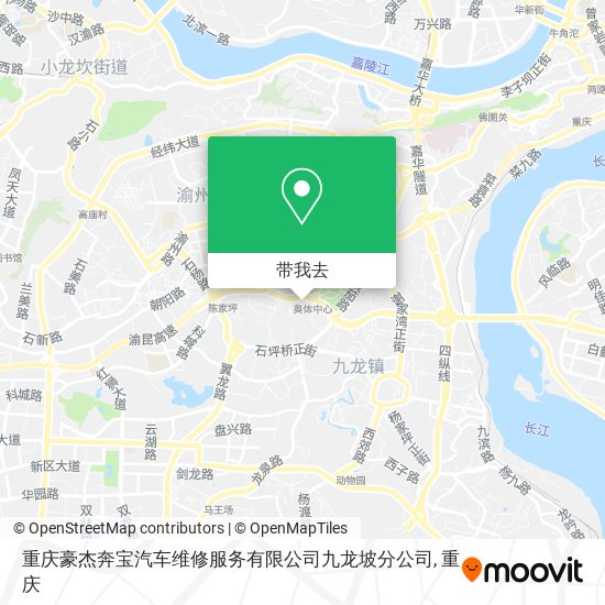 重庆豪杰奔宝汽车维修服务有限公司九龙坡分公司地图