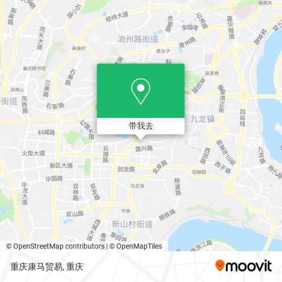 重庆康马贸易地图