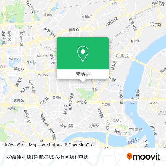 罗森便利店(鲁能星城六街区店)地图