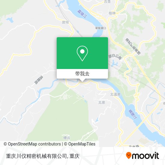 重庆川仪精密机械有限公司地图