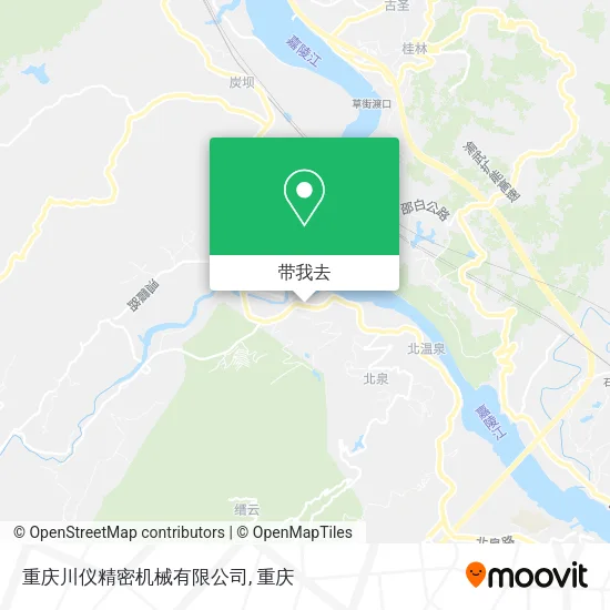重庆川仪精密机械有限公司地图