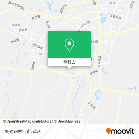 杨建钢材门市地图