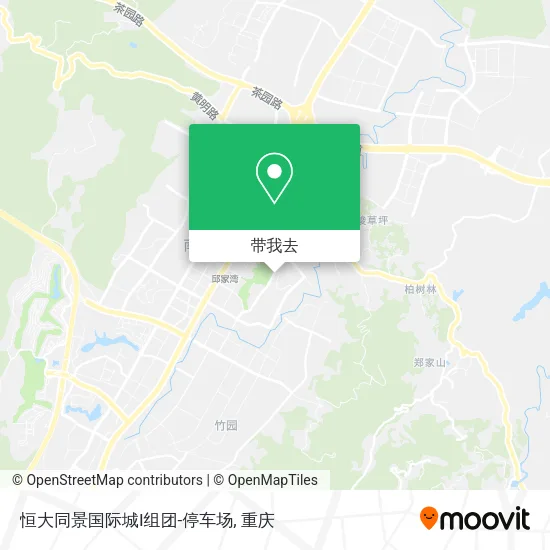 恒大同景国际城I组团-停车场地图